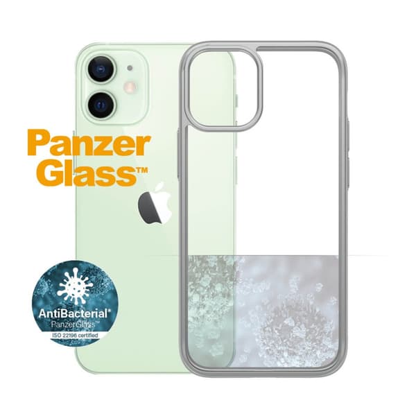 PanzerGlass iPhone 12 Mini Kuori ClearCase Color Satin Hopea
