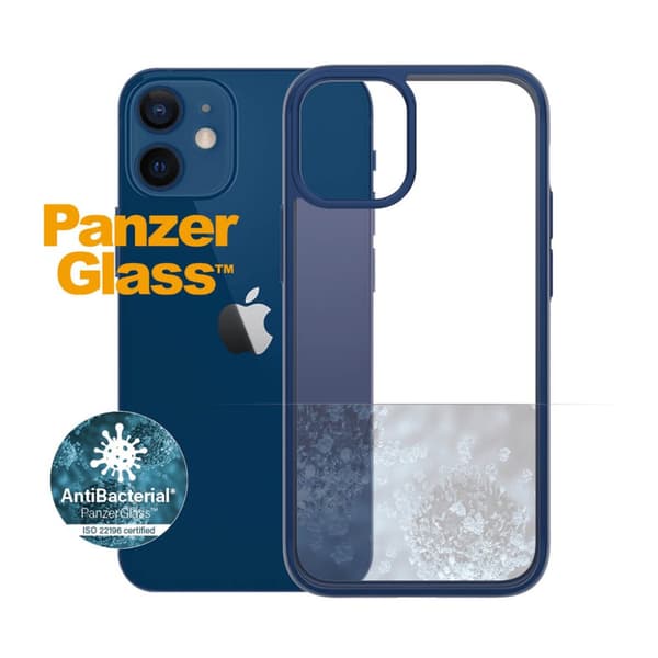 PanzerGlass iPhone 12 Mini Skal ClearCase Color True Blue
