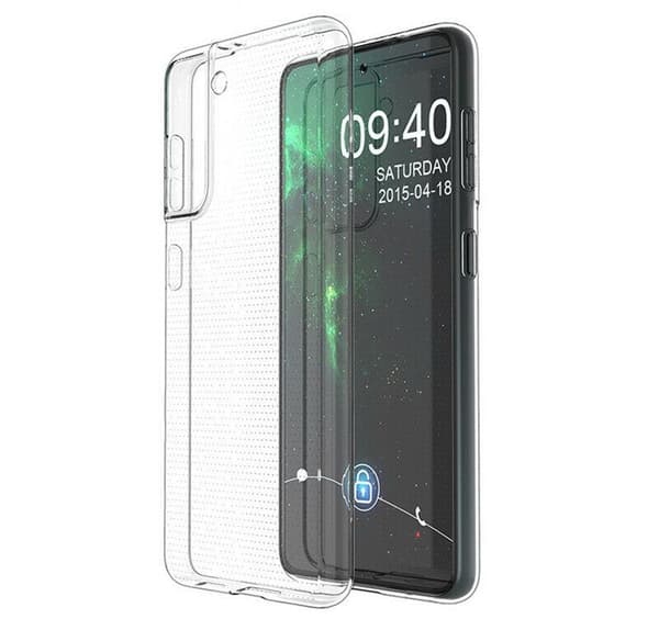 Transparent Silikon TPU-Skal till Samsung S21 Plus