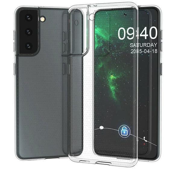 Transparent Silikon TPU-Skal till Samsung S21 Plus