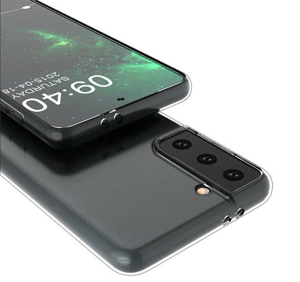 Transparent Silikon TPU-Skal till Samsung S21 Plus