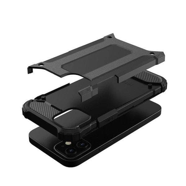 iPhone 12 Mini Armor Case Stöttålig Skal - Svart
