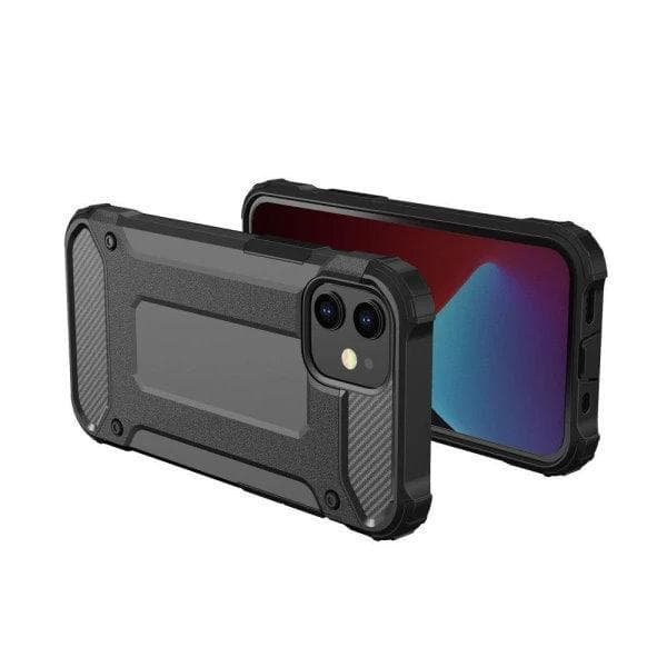 iPhone 12 Mini Armor Case Stöttålig Skal - Svart