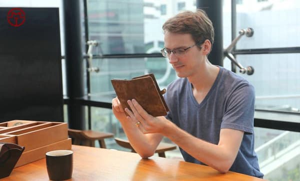 CaseMe (008) äkta läder med dragkedja plånbok 2 In1 för iphone