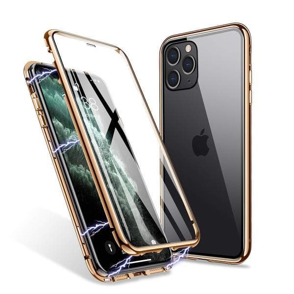Doubel magnet fodral för iphone 11 pro max|lila