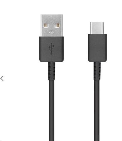 Två (2) st original Samsung USB-C datladdningskablar