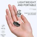 Miniatyrbild 4 av 5: HOCO Adapterkontakt - dual lightning LS20 svart