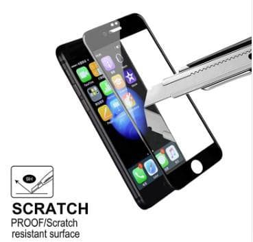 2 st heltäckande härdat glas för iphone 7