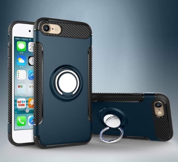 Iphone 7/8 plus fodral med Roterande ring