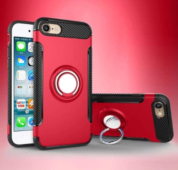 Iphone 7/8 plus fodral med Roterande ring