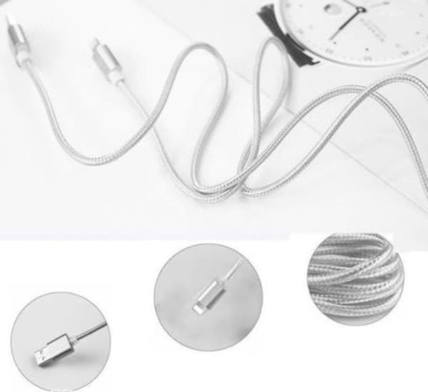 2m syn-laddare för iphone 7 |rosa