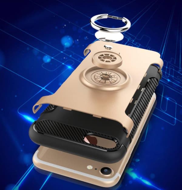 Iphone 7/8 fodral med Roterande ring