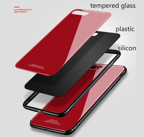 Glas fodral För Iphone 7/8 plus