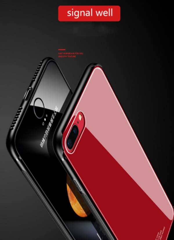 Glas fodral För Iphone 7/8 plus