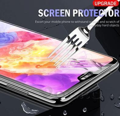 10D HELTÄCKAND Härdat Glas På Huawei P20 lite