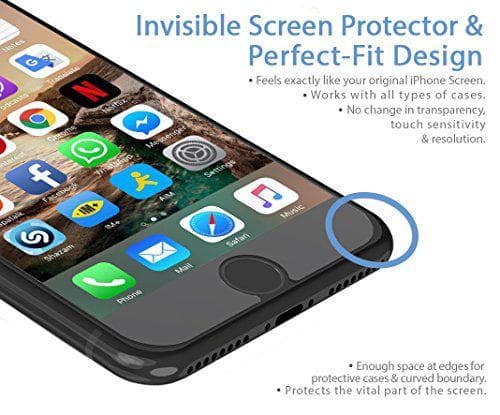 2 st top kvalitet härdad glas för iphone 7 plus