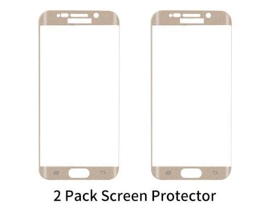 2 st härdad glas för samsung s6 edge