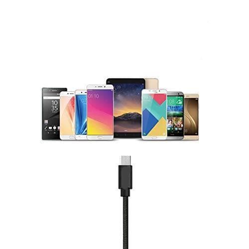 2 st 3 m micro-usb rosa kabel