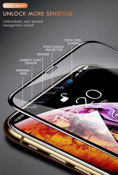20 D Härdadglas  för Iphone 7|svart kant