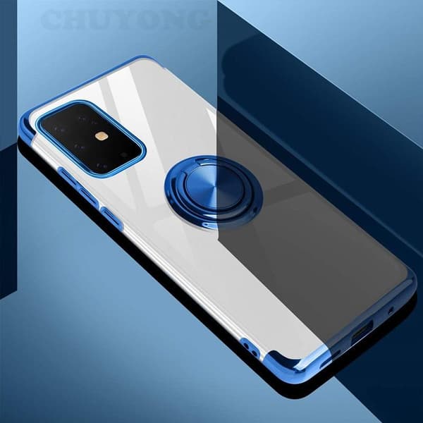 magnetfodral med ring för samsung note 20|blå