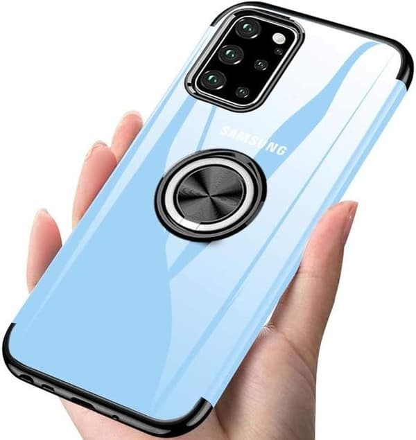 magnetfodral med ring för samsung note 20|blå