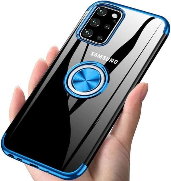magnetfodral med ring för samsung note 20|blå