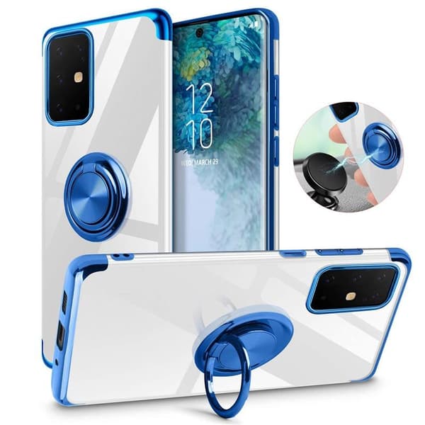 magnetfodral med ring för samsung note 20|blå