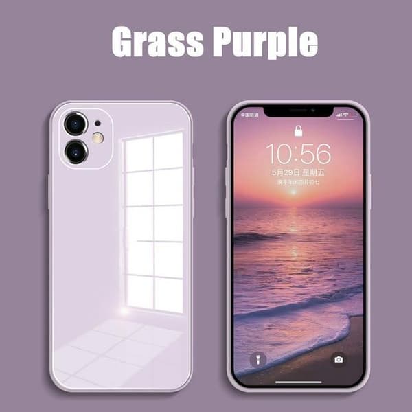 glasfodral för iphone 12 pro|röd