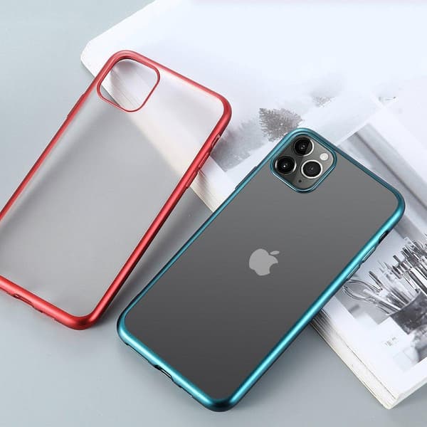 Forcell NEW ELECTRO MATT-fodral till IPHONE 12 PRO MAX röd