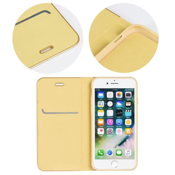 Luna Book för APPLE IPHONE 12 PRO MAX guld
