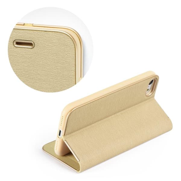 Luna Book för APPLE IPHONE 12 PRO MAX guld