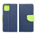 Miniatyrbild 6 av 8: Fancy Book case for IPHONE 12 / 12 PRO navy/lime