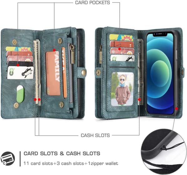 caseme 008 för iphone 12 pro grön