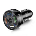 Miniatyrbild 6 av 6: 4-portar Snabbladdning USB-billaddare  35W vit