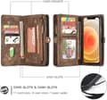 Miniatyrbild 10 av 10: caseme 008 för iphone 12 pro mörk
