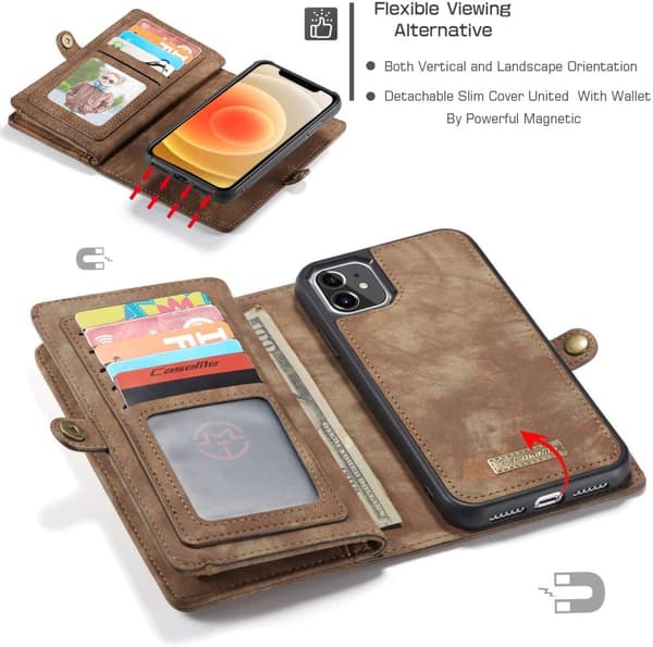 caseme 008 för iphone 12 mini mörk