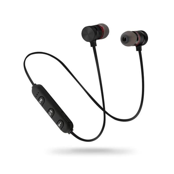 svarta bluetooth hörlurar