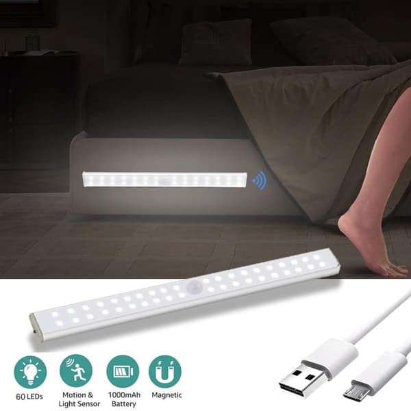 LED-rörelsesensor nattlampa