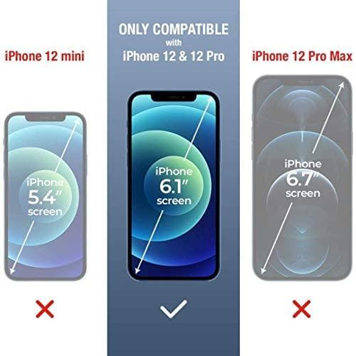iphone 12/12 pro silikon fodral och 2 st skärmskydd