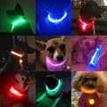 Miniatyrbild 2 av 6: Hund led-säkerhetshalskrag orange