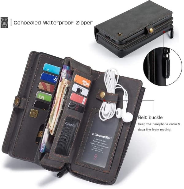 CaseMe 018 för Samsung Galaxy S21 Ultra Plånboksfodral|brun