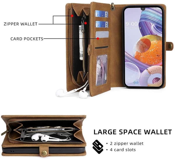 CaseMe 018 för Samsung Galaxy S21 Ultra Plånboksfodral|brun