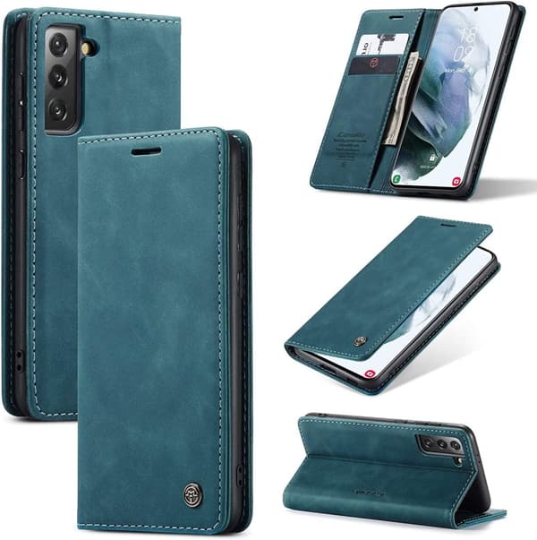 CaseMe 018 för Samsung Galaxy S21  Plånboksfodral|grön
