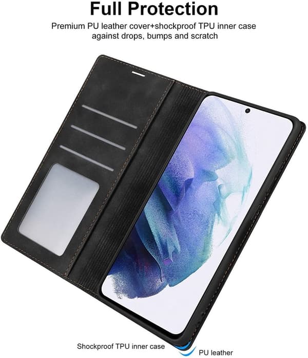 CaseMe 013 för Samsung Galaxy S21 Plånboksfodral|ljusbrun