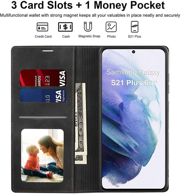 CaseMe 013 för Samsung Galaxy S21 ultra |svart