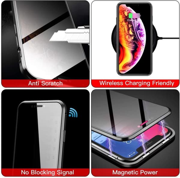 Sekretess magnetfodral till iPhone 11 |grön