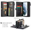Miniatyrbild 2 av 7: CaseMe 018 för Samsung Galaxy S21  Plånboksfodral|svart