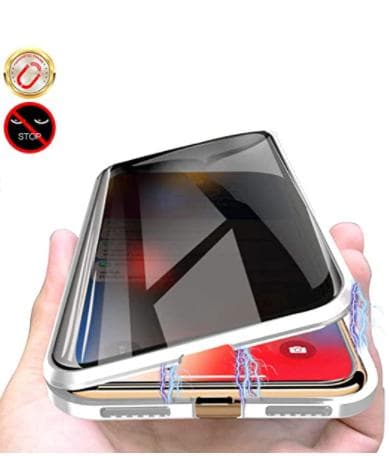 Sekretess magnetfodral till iPhone 11  |silver