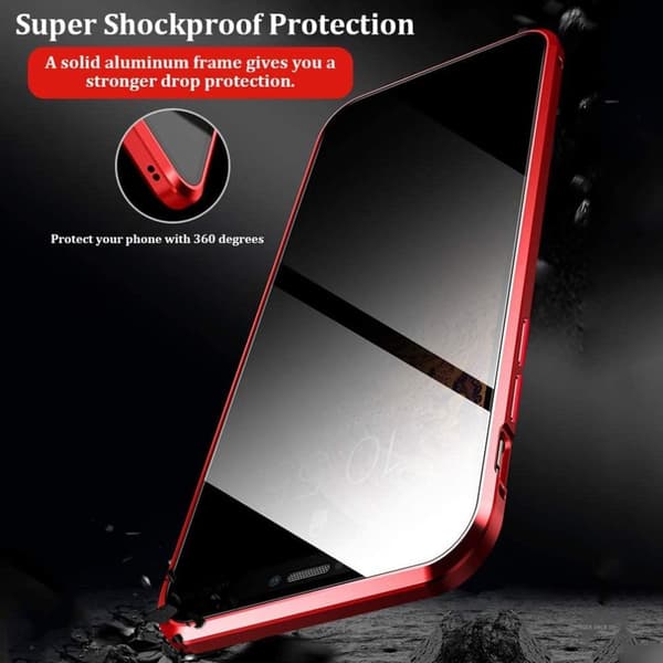 Sekretess magnetfodral för Samsung Galaxy S20 plus svart