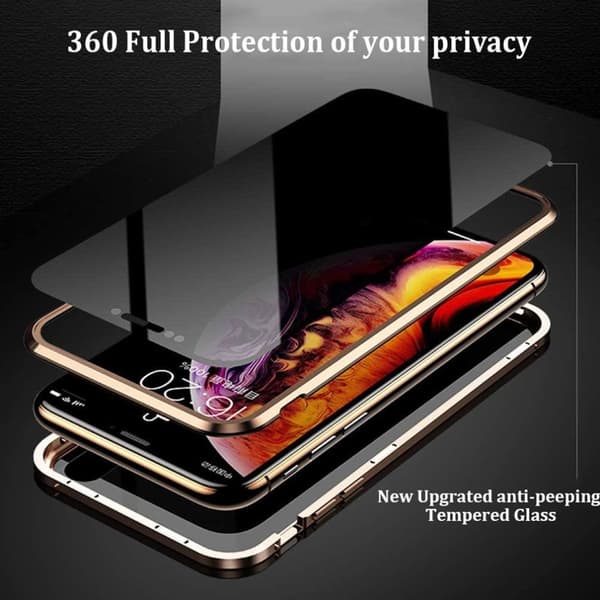Sekretess magnetfodral för Samsung Galaxy S20plus blå